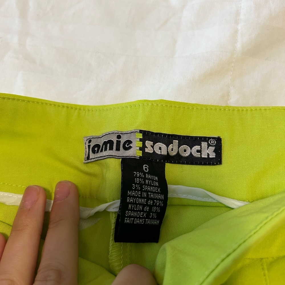 💜Jamie Sadock lime knee high golf capris - Picture 2 of 3